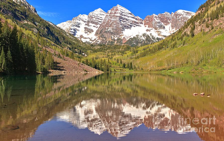 Maroon Bells Wilderness Reflections Photograph by Adam Jewell