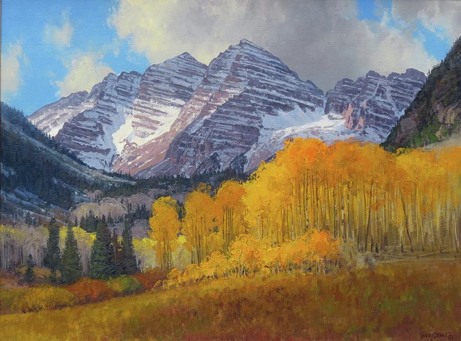 Landscape Painting - Maroon Valley by Lanny Grant