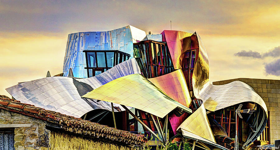 Marques de Riscal Hotel - frank gehry Photograph by Weston Westmoreland