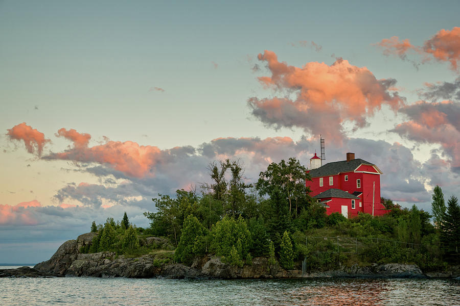 Marquette Harbor Lighthouse 1 Photograph by Steve LItalien