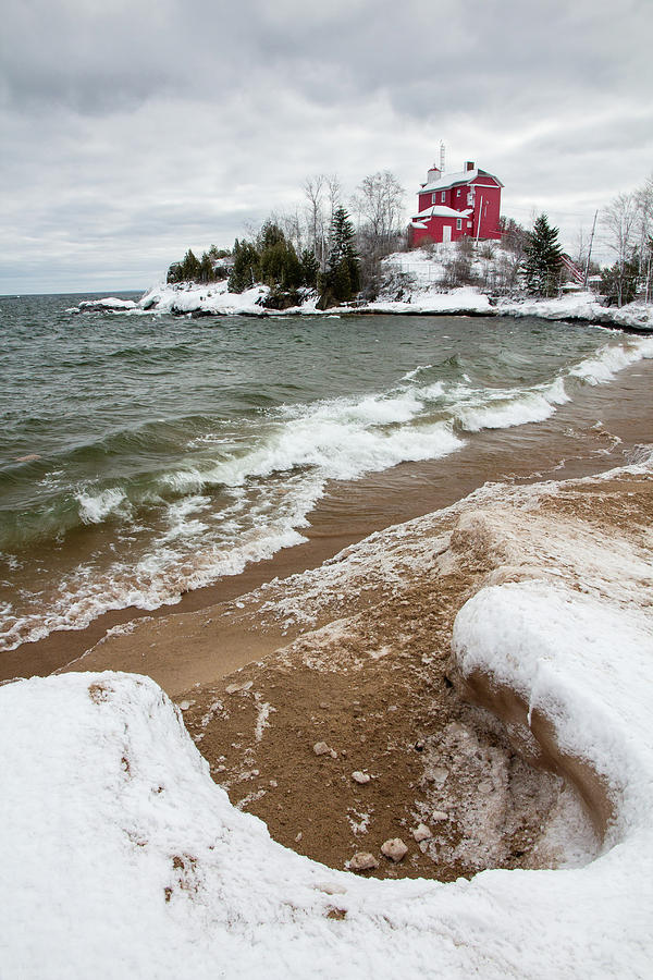 Marquette Lighthouse  Photograph by Lee and Michael Beek