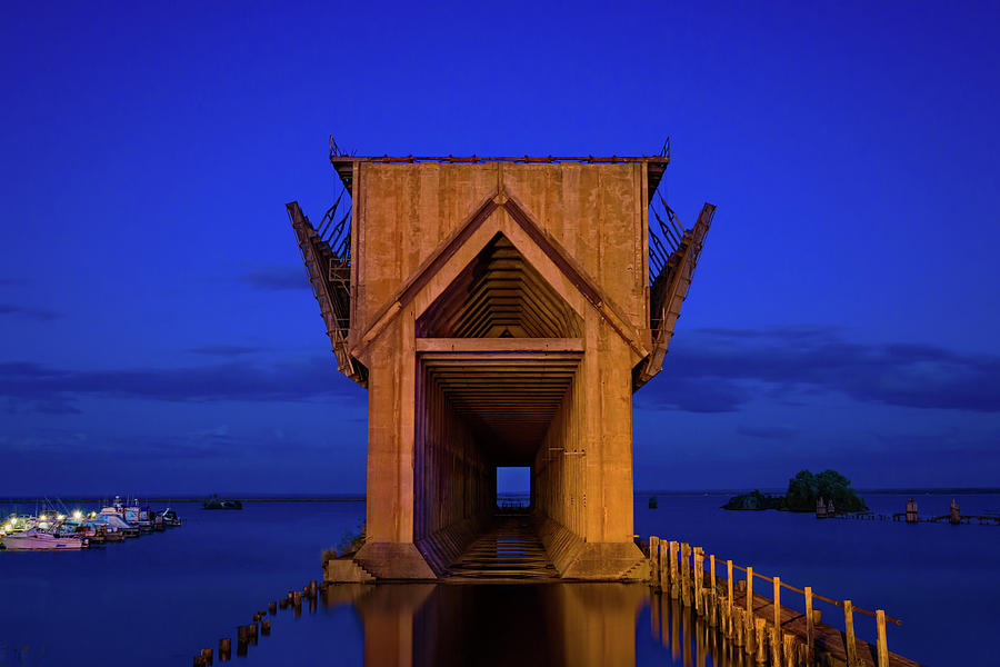 Marquette Ore Dock Photograph by Steve LItalien