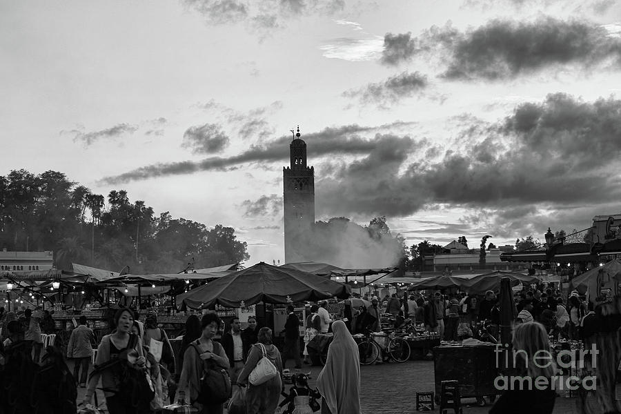 Marrakech Jamaa el Fna  Photograph by Chuck Kuhn