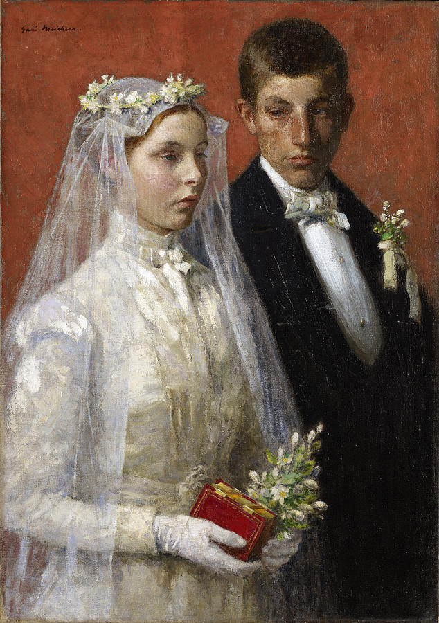 Marriage Painting by Gari Melchers