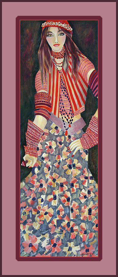 Female Painting - Marrissa by Leslie Marcus Female Painting - Marrissa by Leslie Marcus