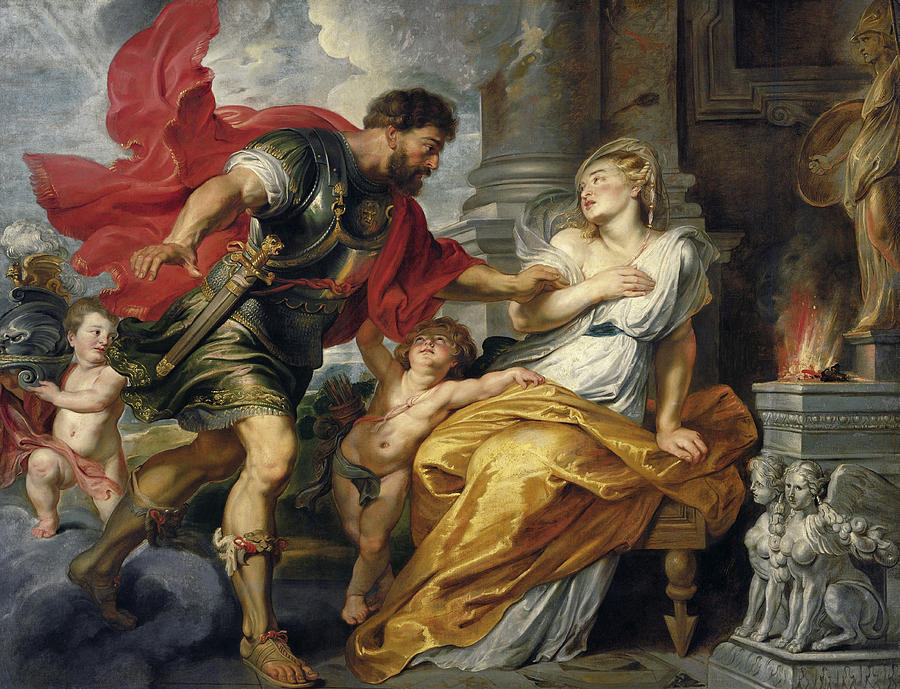 Mars and Rhea Silvia Painting by Peter Paul Rubens - Fine Art America