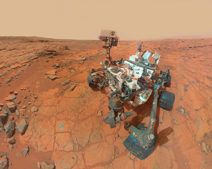 Mars Curiosity Rover Selfie Photograph by Ram Vasudev