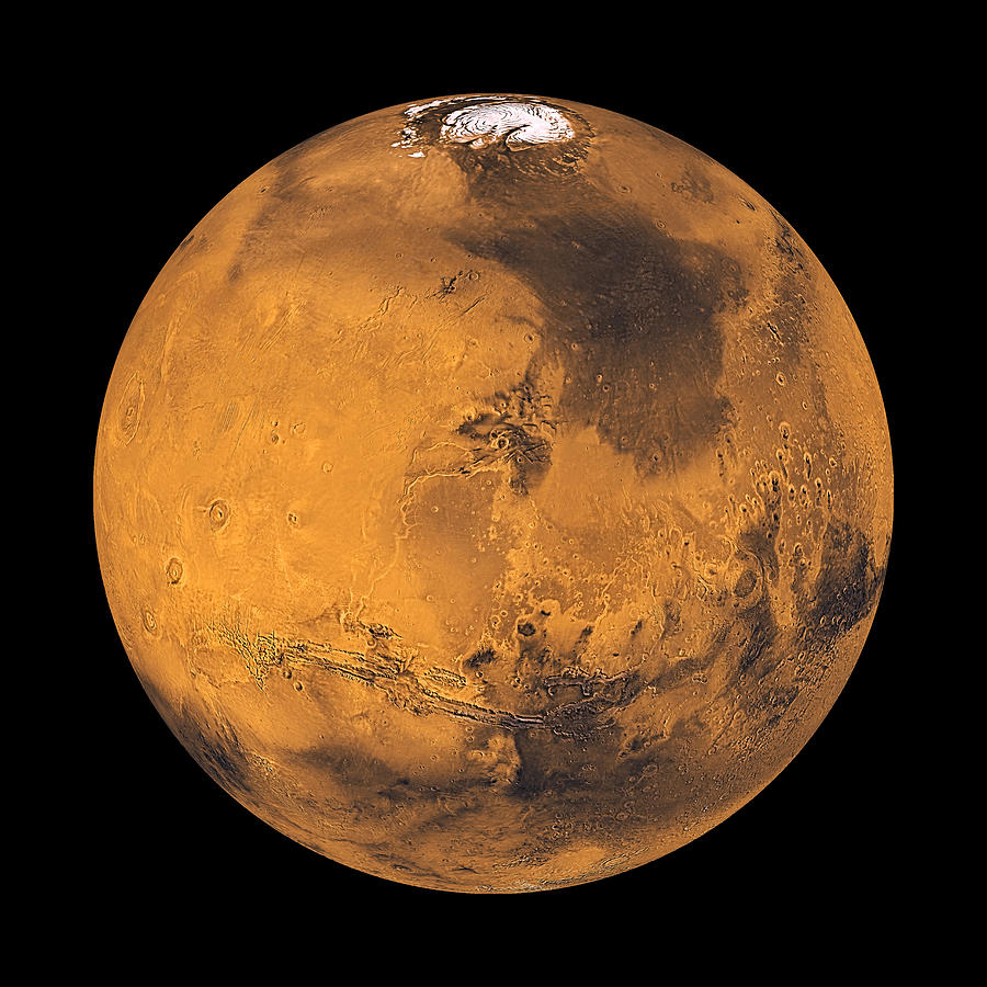 Mars Enhanced Photograph by Weston Westmoreland