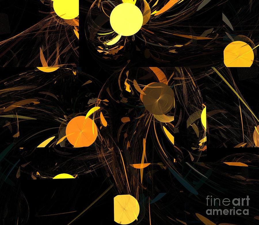 Abstract Digital Art - Mars Flowers by Kim Sy Ok