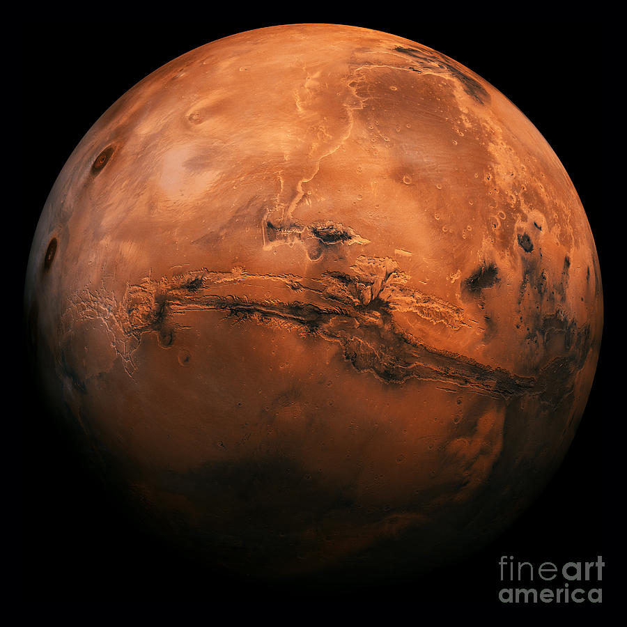 Planet Photograph - Mars The Red Planet by Edward Fielding