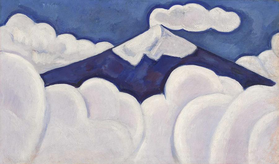Nature Painting - Marsden Hartley 1877 - 1943 POPOCATEPETL by Marsden Hartley Nature Painting - Marsden Hartley 1877 - 1943 POPOCATEPETL by Marsden Hartley