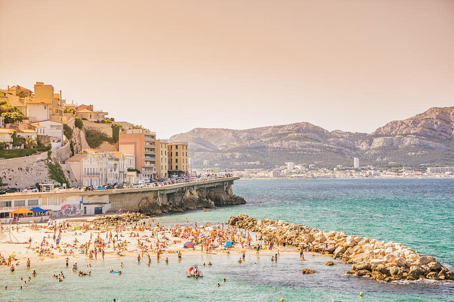Marseille - South of France - Beach Photograph by Vivienne ...