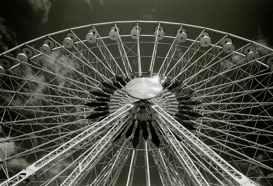 Marseille Wheel Photograph by Shaun Higson