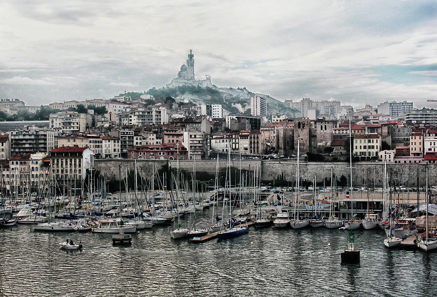 Marseilles France Harbor Photograph by Alan Toepfer