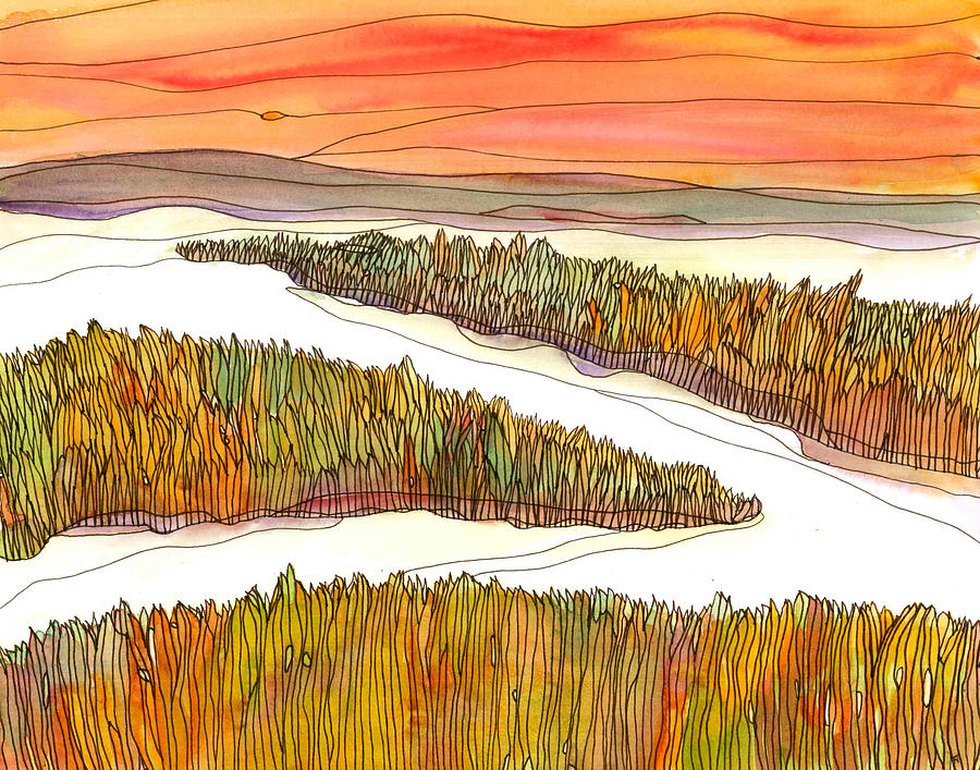 Marsh Painting - Marsh 3 by Katie Ree Marsh Painting - Marsh 3 by Katie Ree