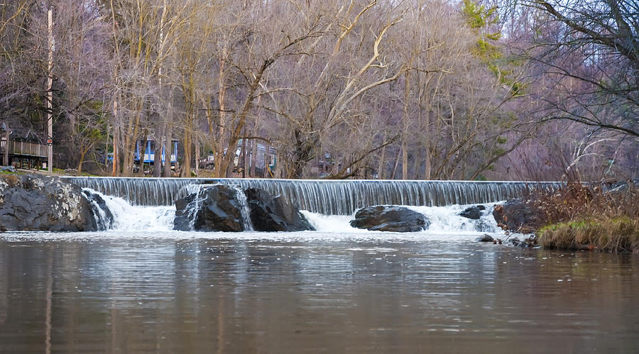 Marsh Creek Waterfall Near Gettysburg Pa Photograph by Bill Cannon