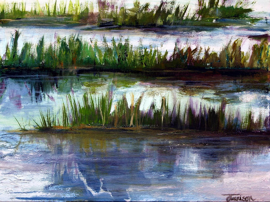 Marsh Grass Painting by Jill Tennison  Fine Art America