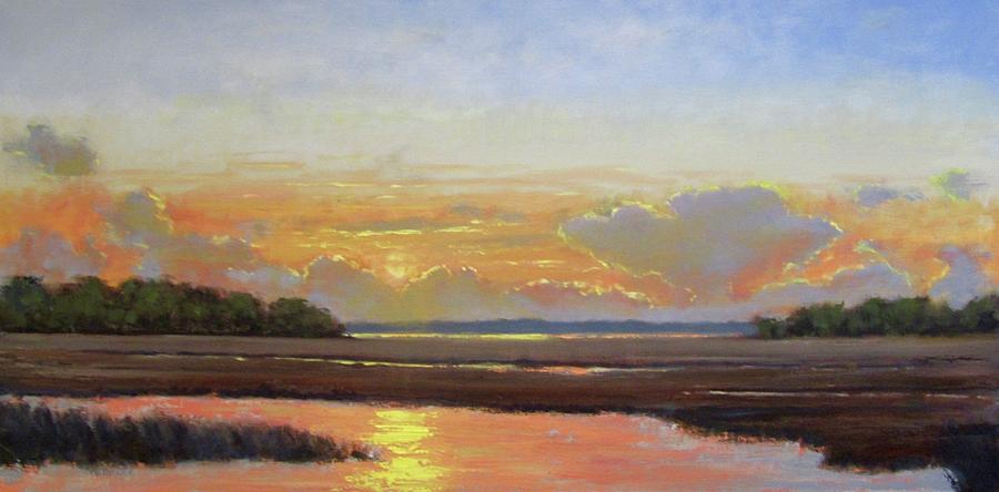 Marsh High Tide Painting by George Netherton - Fine Art America