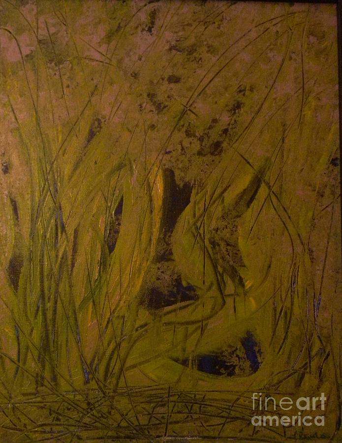 Marsh Moment II Painting by Leslie Revels