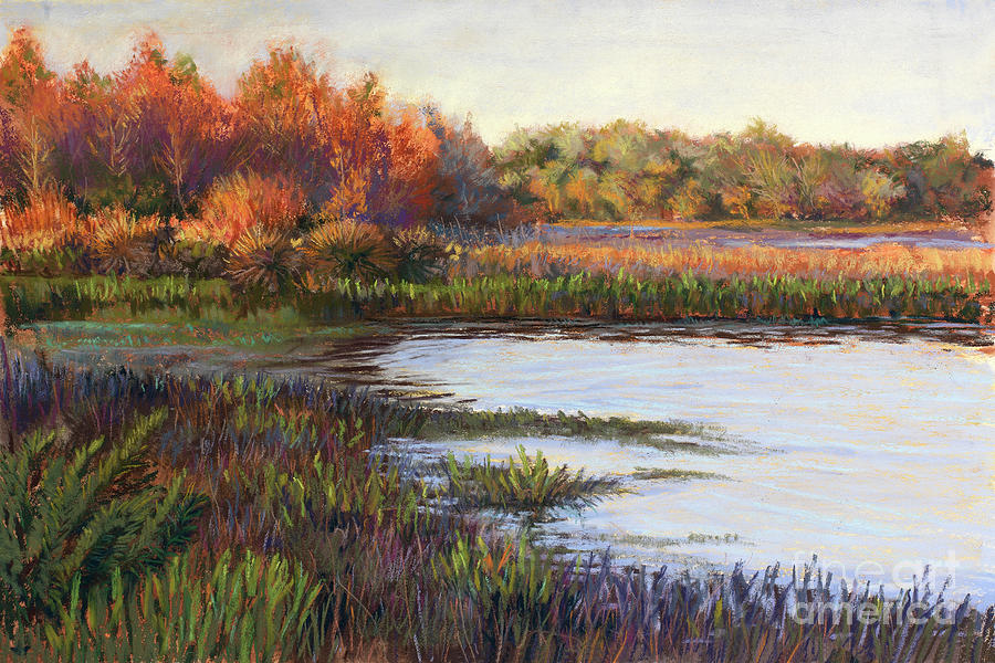 Marsh Morning Painting by Deb LaFogg-Docherty - Fine Art America