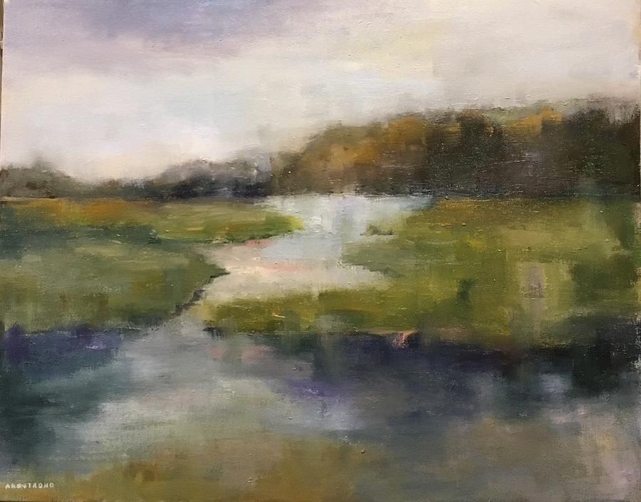 Marsh Painting by Nancy Armstrong - Fine Art America