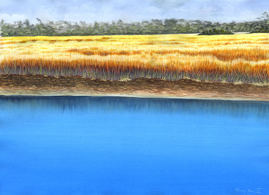 Marsh Scene I Painting by Thomas Hamm