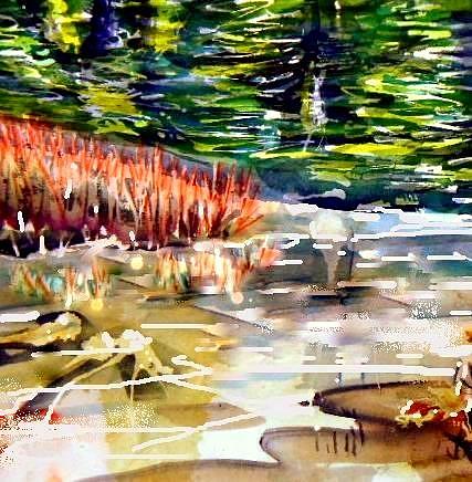 Marsh Painting by Steven Holder