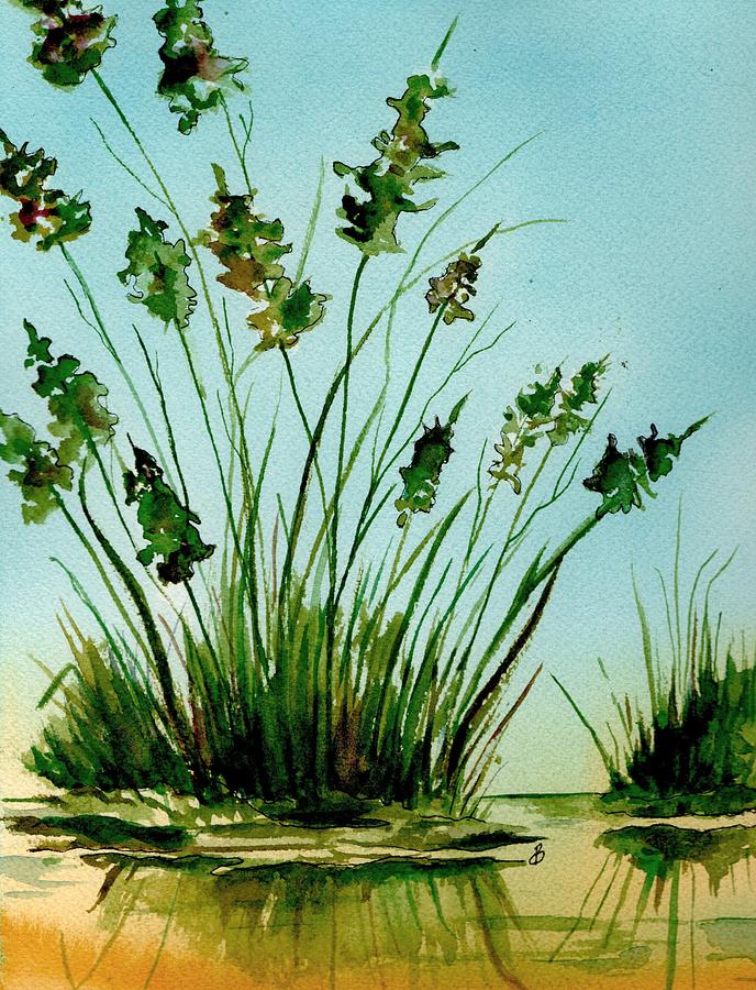 Marsh Weeds Painting by Brenda Owen