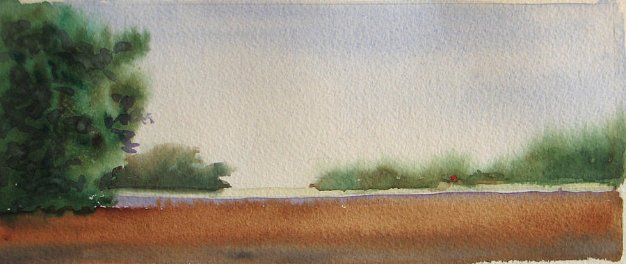 Marsh Painting - Marsh With Marker by Libby Cagle Marsh Painting - Marsh With Marker by Libby Cagle