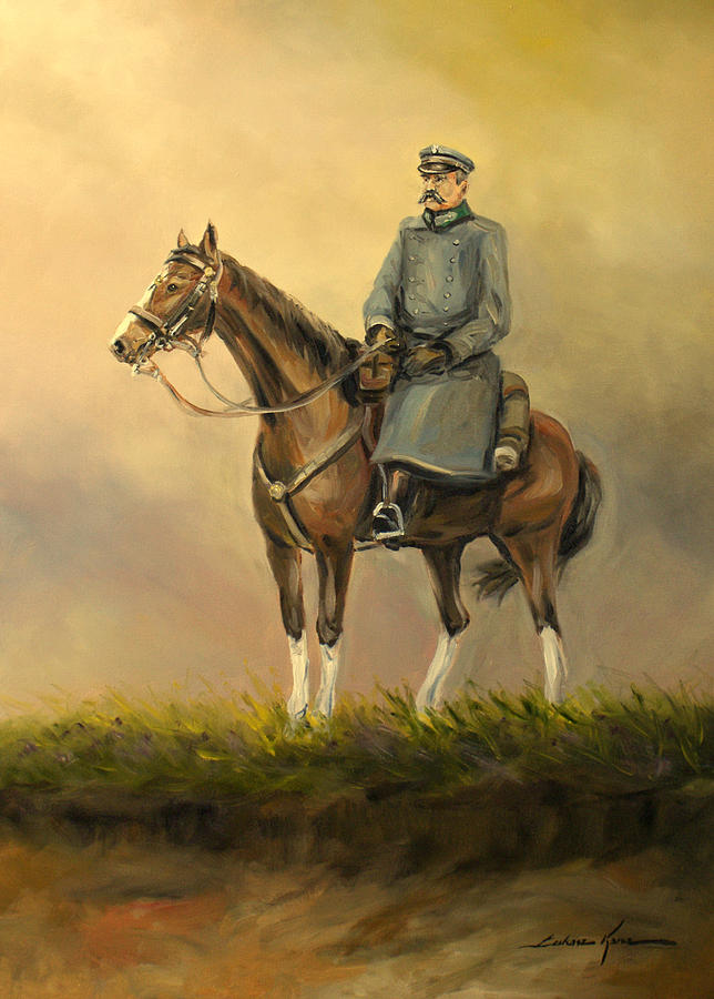 Chief Of State Painting - Marshal- Jozef Pilsudski by Luke Karcz