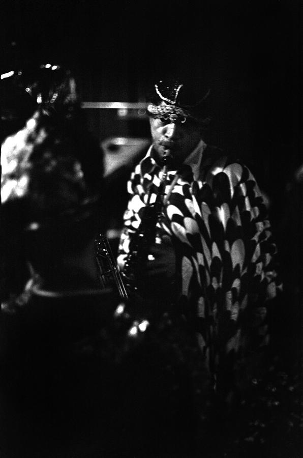 Marshall Allen at the Red Garter 1970 NYC Photograph by Lee Santa