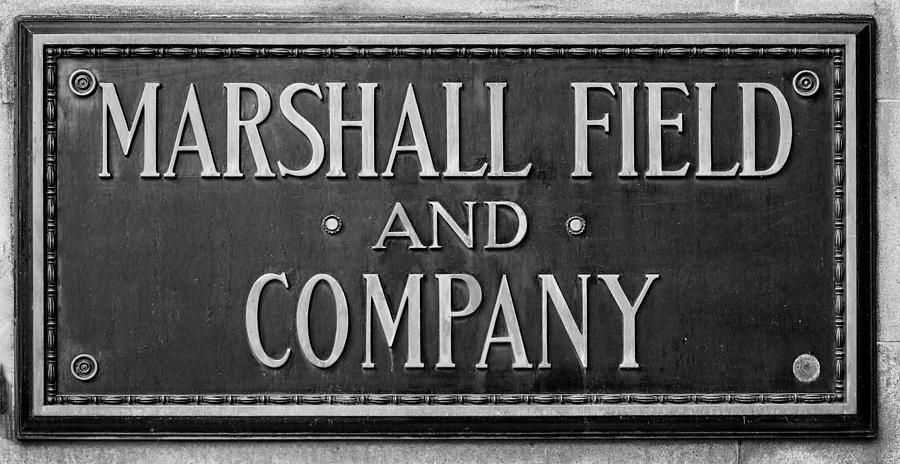 Marshall Field Plaque Photograph by Steve Gadomski