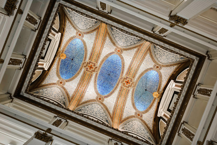 Marshall Fields Tiffany Ceiling Photograph by Kyle Hanson