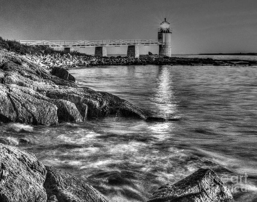 Marshall Point in Monochrome Photograph by Steve Brown