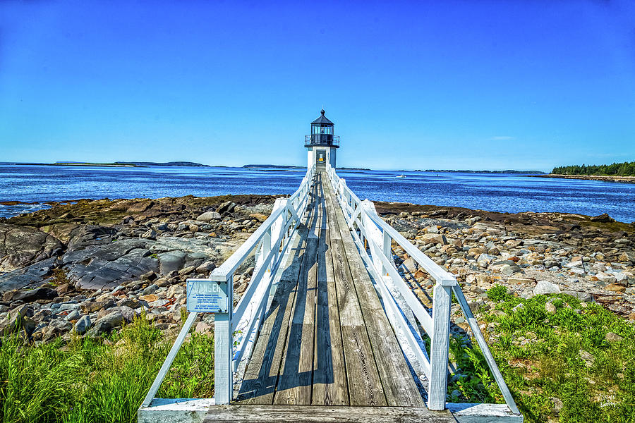 Summer Photograph - Marshall Point Light Station by Gestalt Imagery