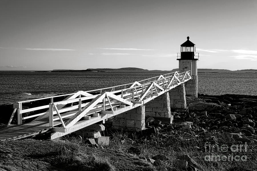Marshall Point Lighthouse in Late Winter Afternoon Photograph by Olivier Le Queinec