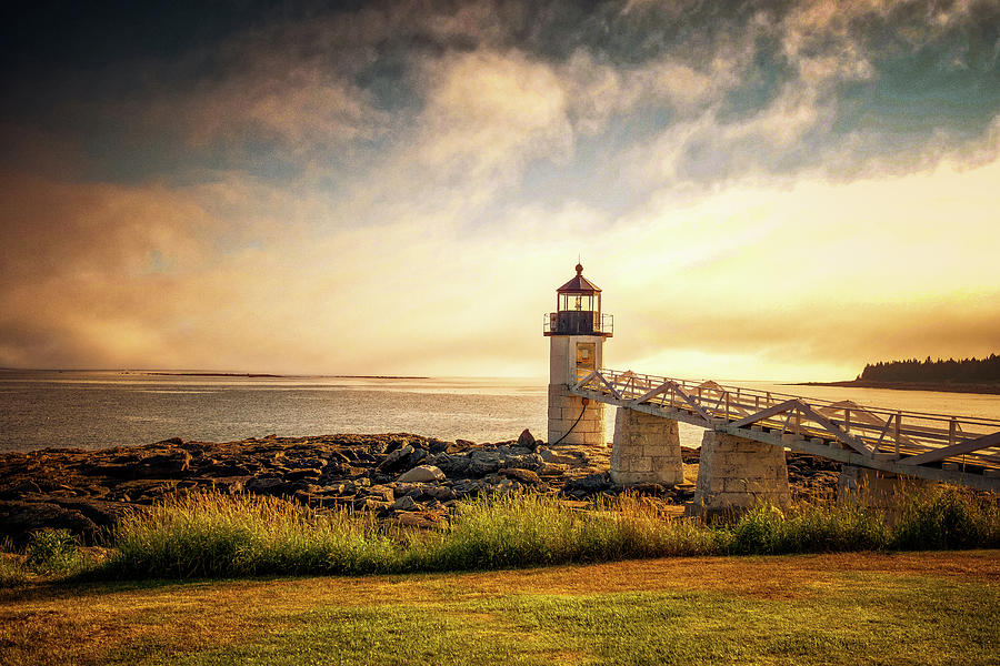 Marshall Point Lighthouse Digital Art by Melinda Dreyer