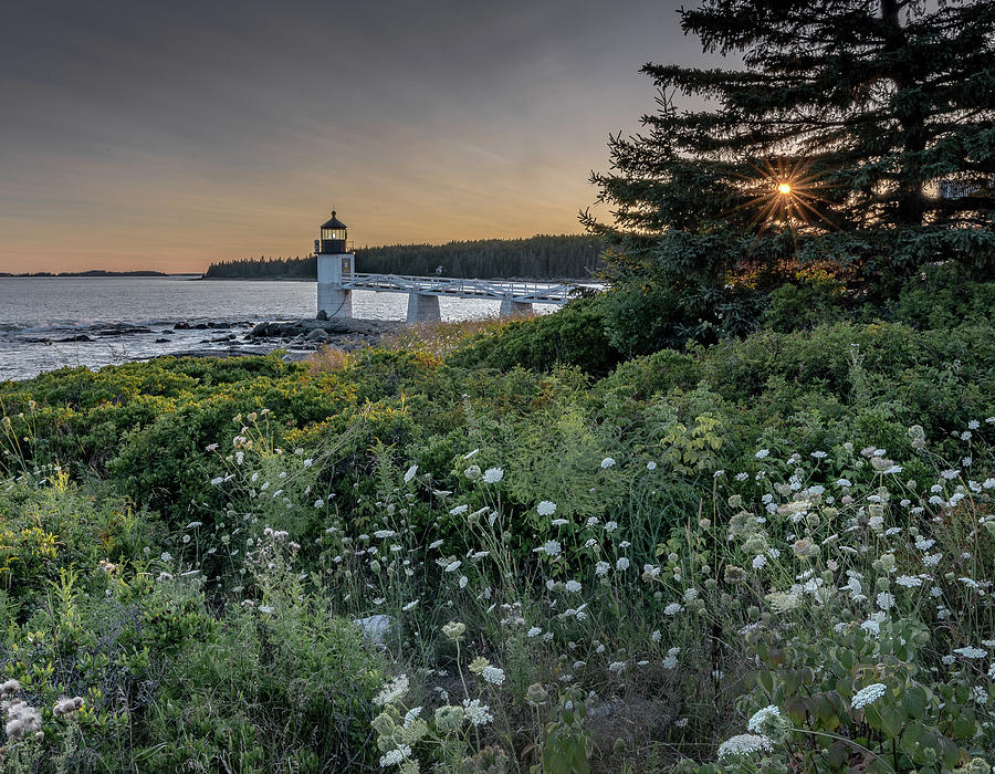Marshall Point Lighthouse Sunset Photograph by Hershey Art Images