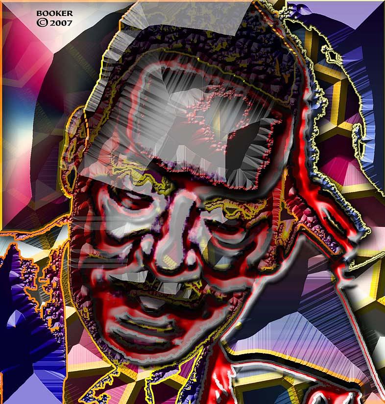 Portrait Mixed Media - Marshalling The Troops by Booker Williams Portrait Mixed Media - Marshalling The Troops by Booker Williams