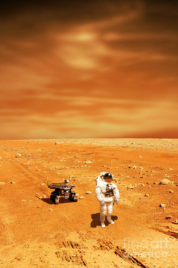 Martian Explorer Photograph by Marc Ward