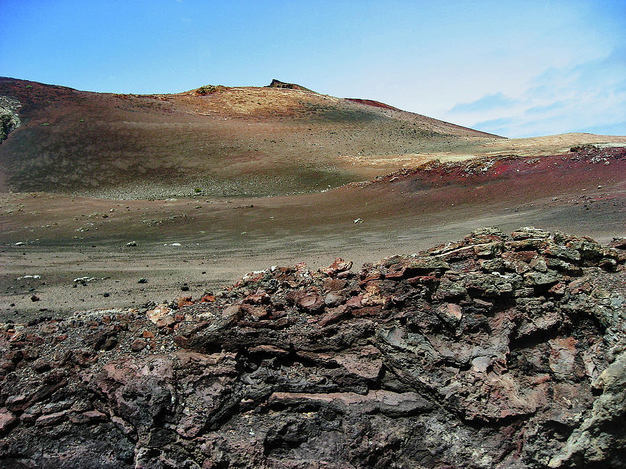 Lava Field Photograph - Martian landscape. Texture. by Andy i Za