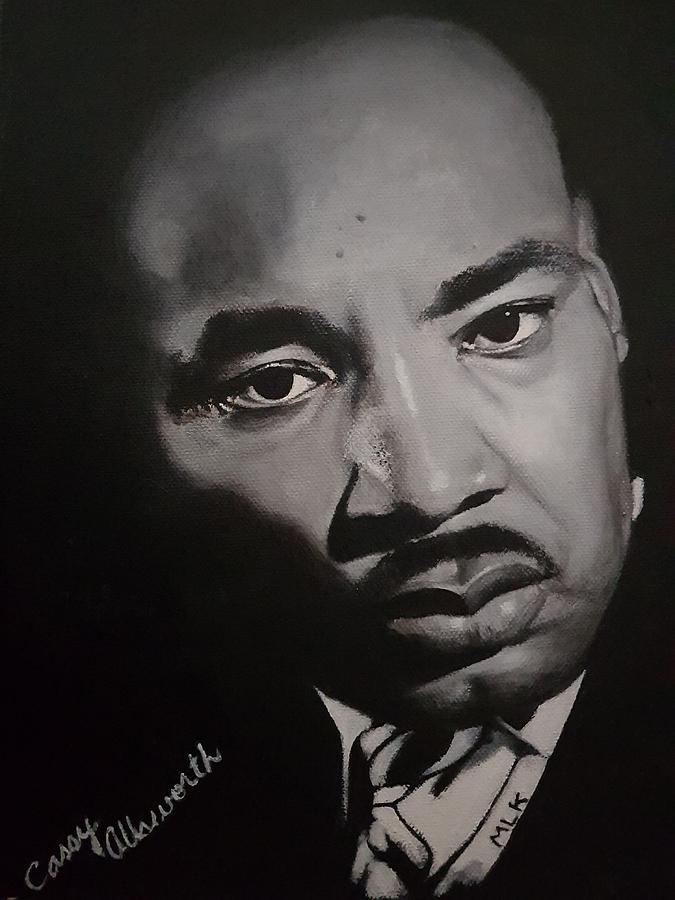 Martin Luther King Painting by Cassy Allsworth