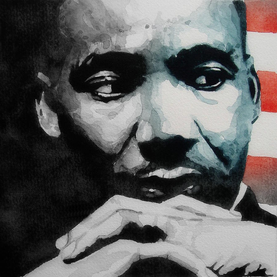Mlk Painting - Martin Luther King Jr- I Have A Dream  by Paul Lovering