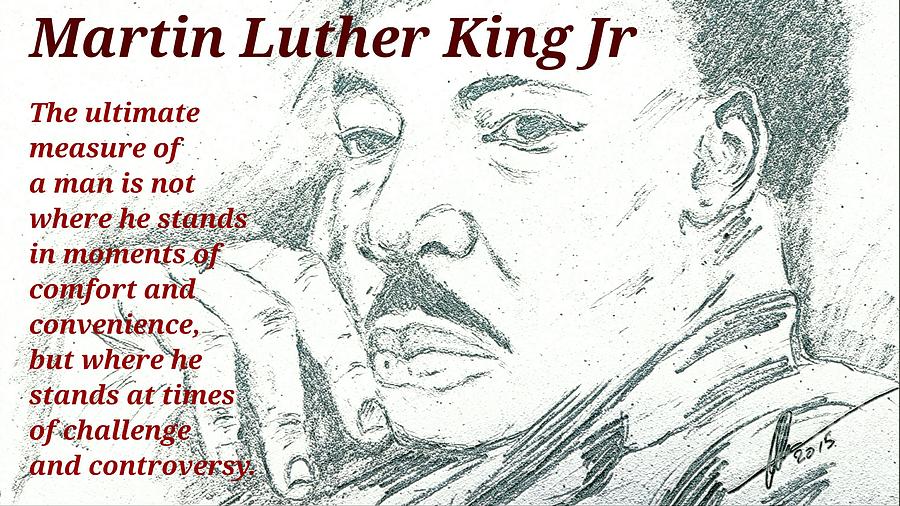 Martin Luther King Jr Quotes Painting
