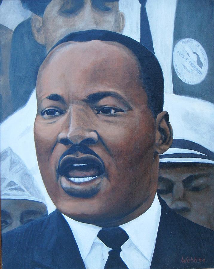 Martin Luther King, Jr. Painting by Terry Webb - Fine Art America