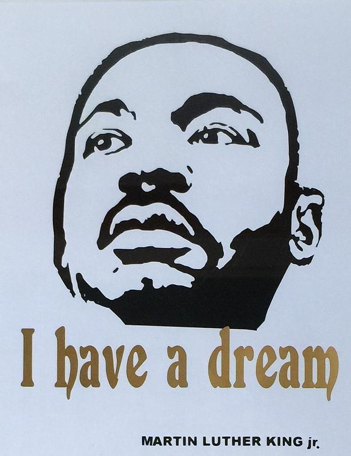 Martin Luther King Mixed Media by Ryszard Ludynia