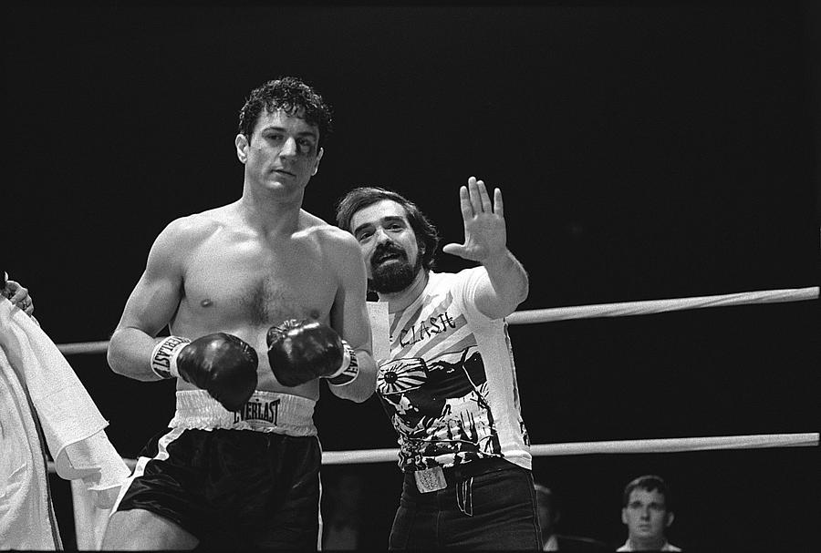 Martin Scorsese and Robert DeNiro publicity photo Raging Bull 2 1980 Photograph by David Lee Guss
