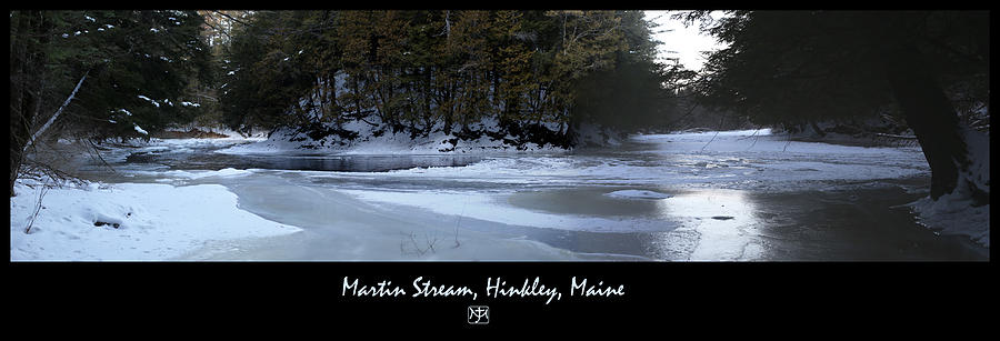 Martin Stream in Winter Photograph by John Meader