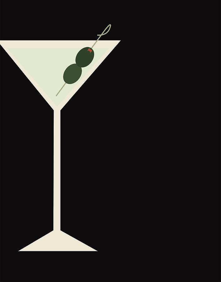Martini Digital Art - Martini by Julia Garcia