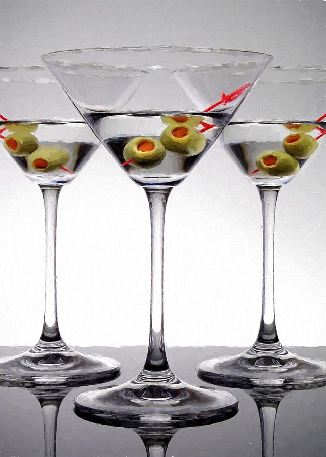 Martini Shaken not Stirred Digital Art by Charmaine Zoe